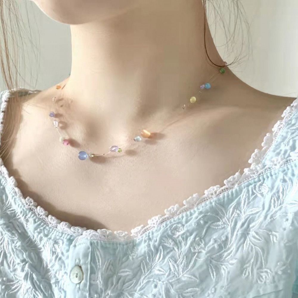 Korean Girls Lifestyle - Süße Legierungs-Halskette im koreanischen Stil mit
