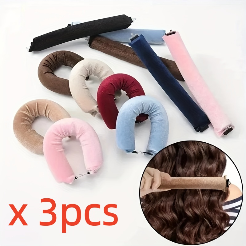 Sleeping Pack Overnight - 3er-Pack Hitzefreie Lockenwickler ohne Hitze, Lazy