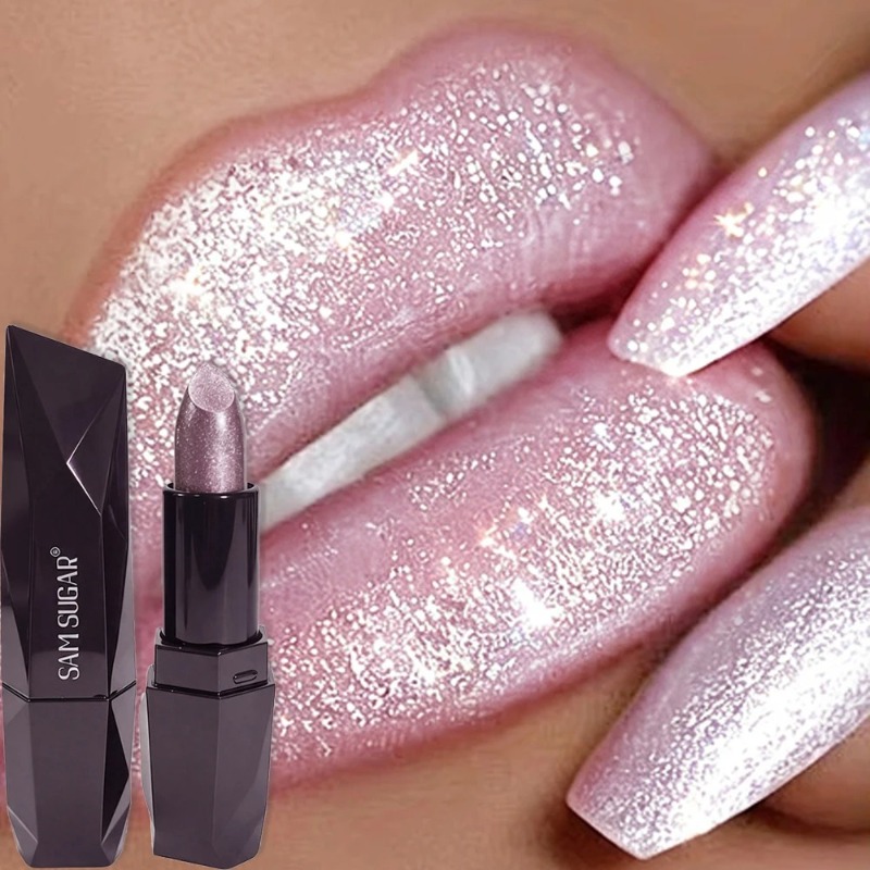 Lip Tint Korean - 6 Farben Perlglanz Rosa Metallic Glitzer