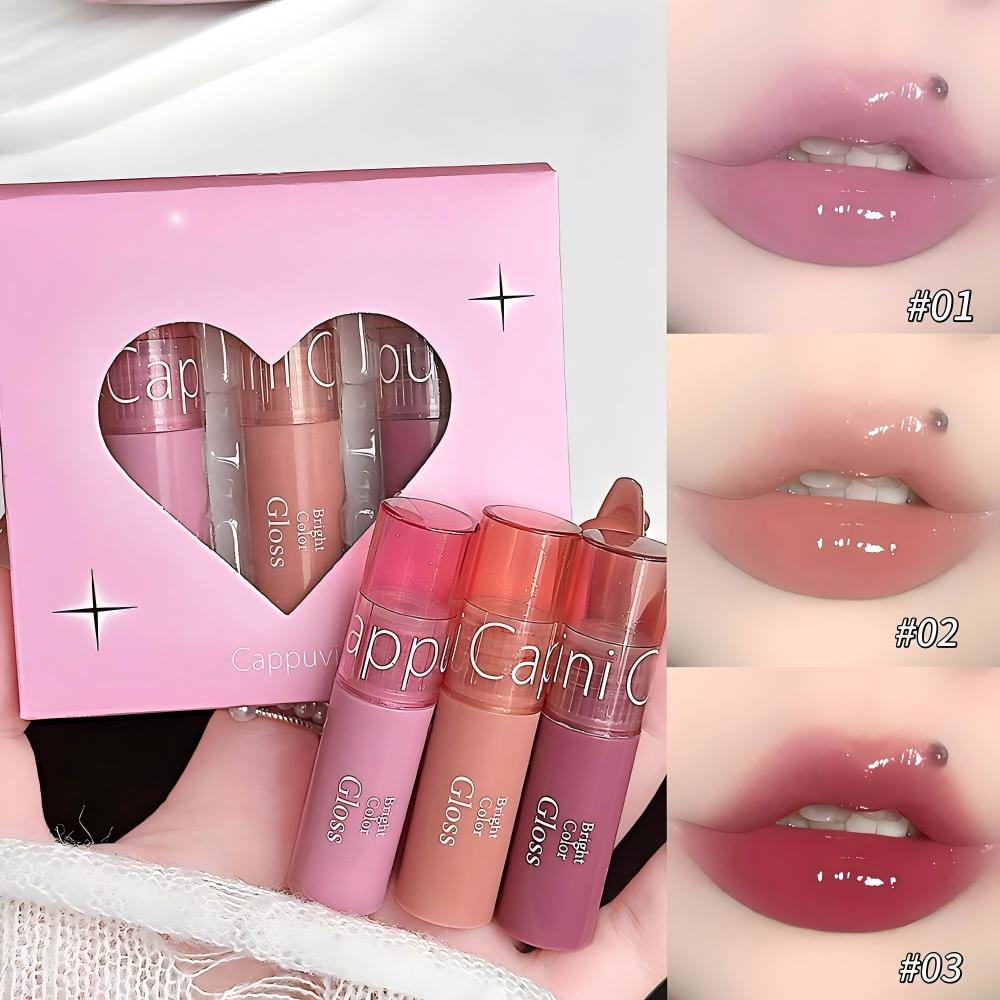 3-teiliges Water-Light-Lipglos – Lip Tint Korean Bewertung und Preis