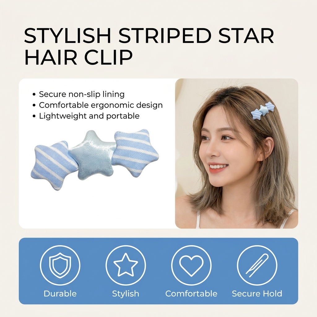 Niedliche sternförmige Haarspa – Korean Girls Lifestyle Bewertung und Preis