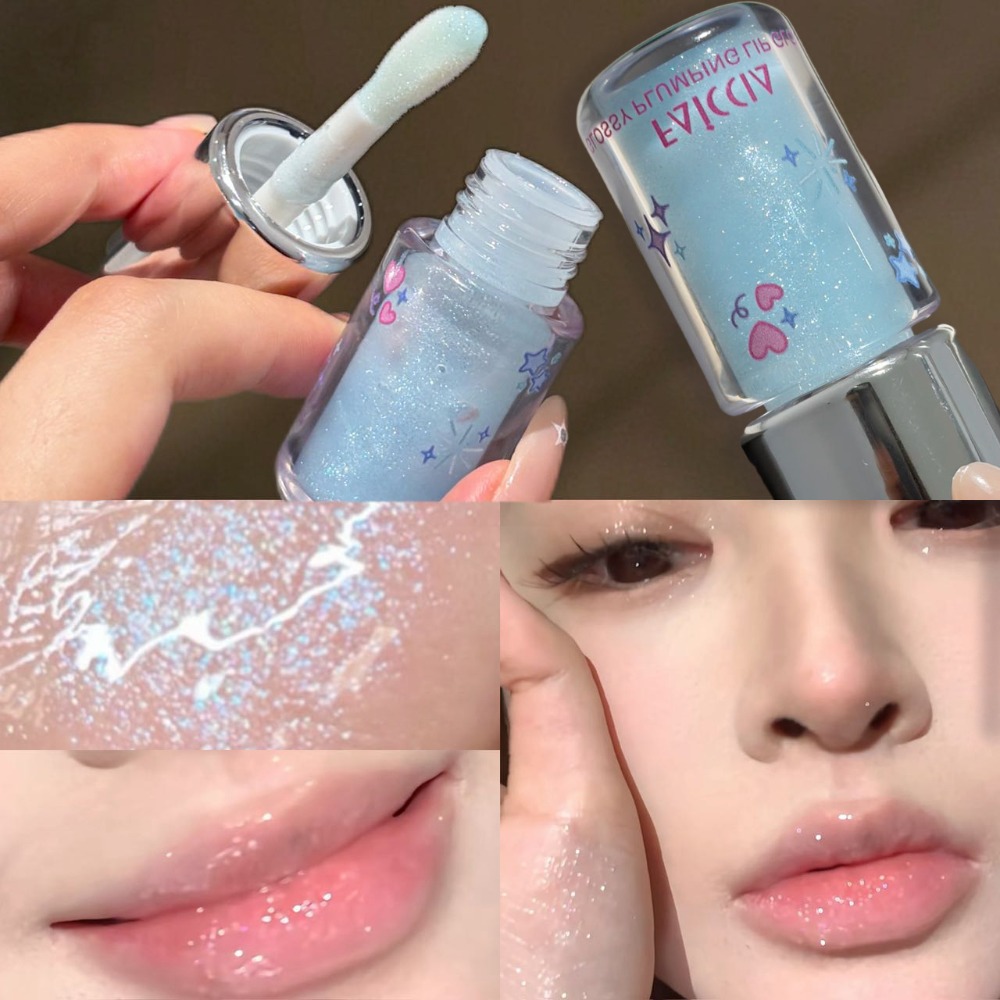 Babyblauer Funkelnder Lipgloss – Lip Tint Korean Bewertung und Preis